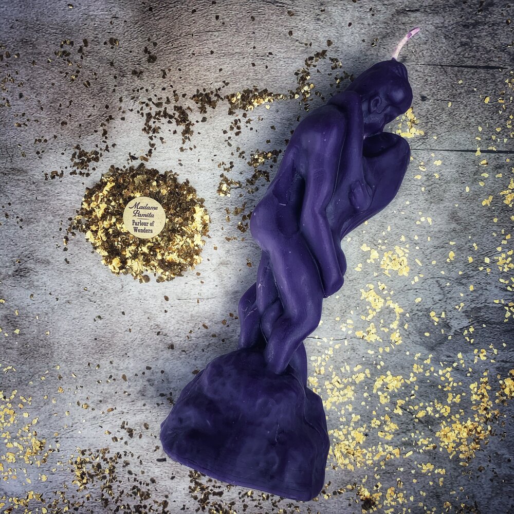 Beeswax Lovers' Passion Spell Candle