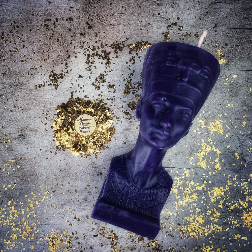 Beeswax Egyptian Queen Spell Candle
