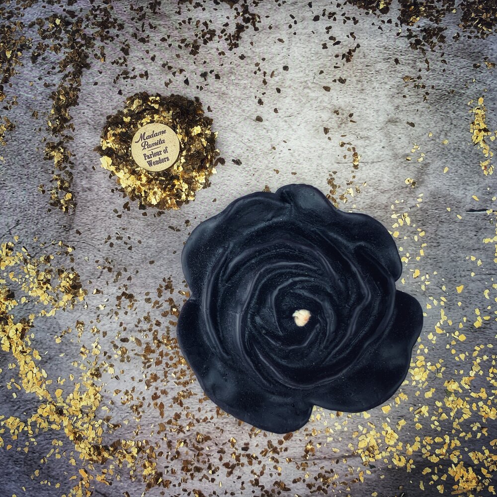 Beeswax Rose Romance Spell Candle