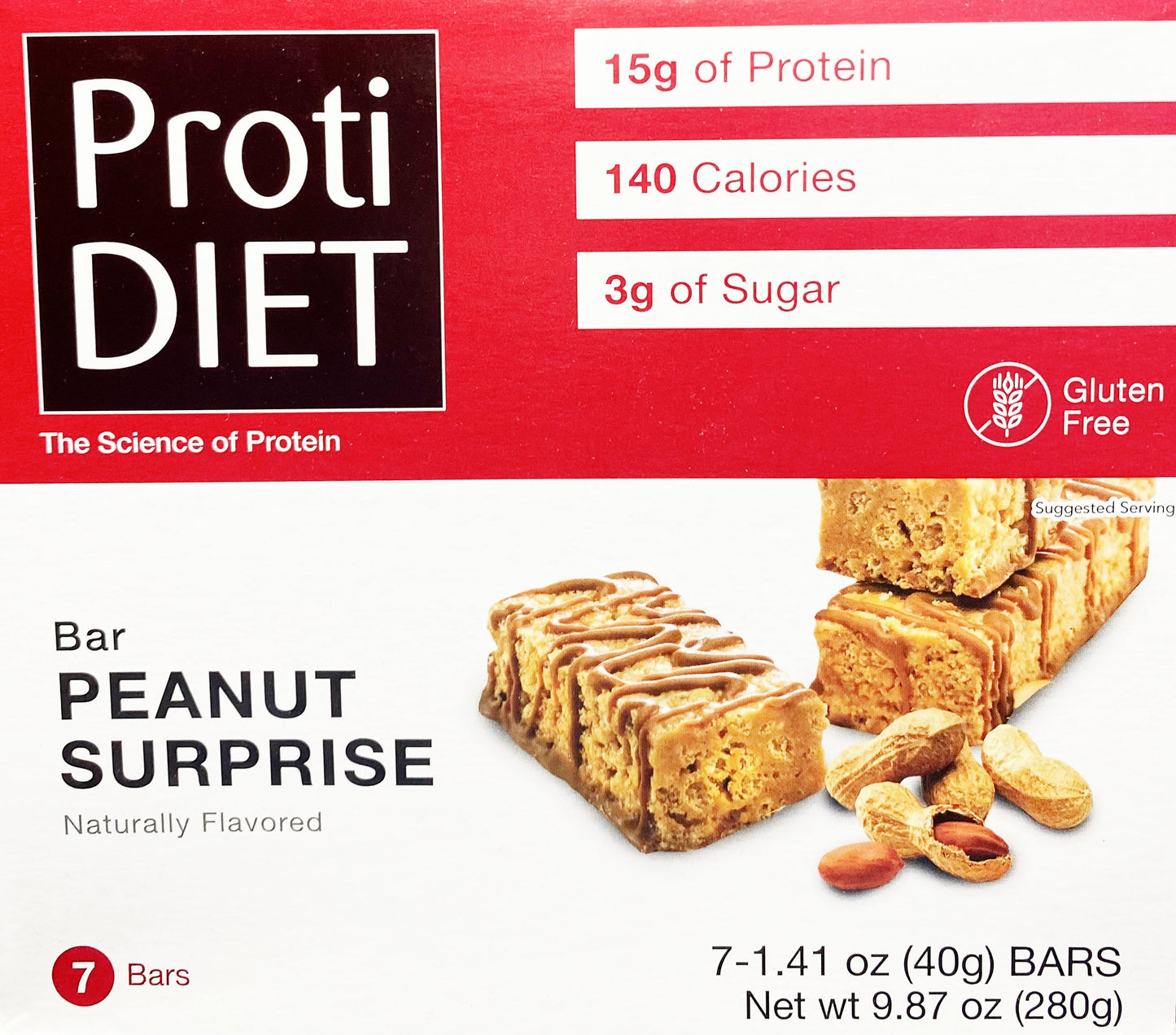 Peanut Surprise Bar - ProtiDiet - Concordia Style Boutique