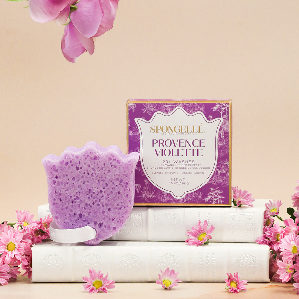 Provence Violette | Les Fleurs Body Buffer - Concordia Style Boutique