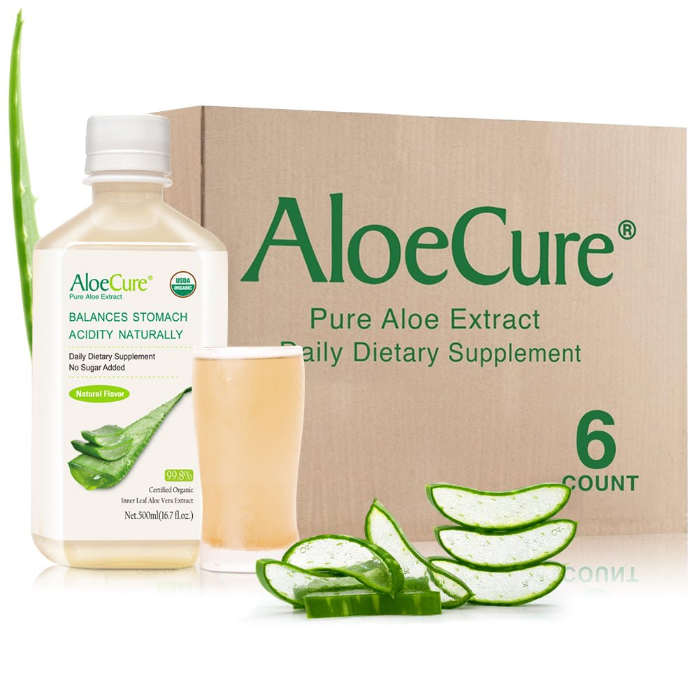 Pure Aloe Vera Juice Natural Flavor - USDA Certified Organic - Concordia Style Boutique
