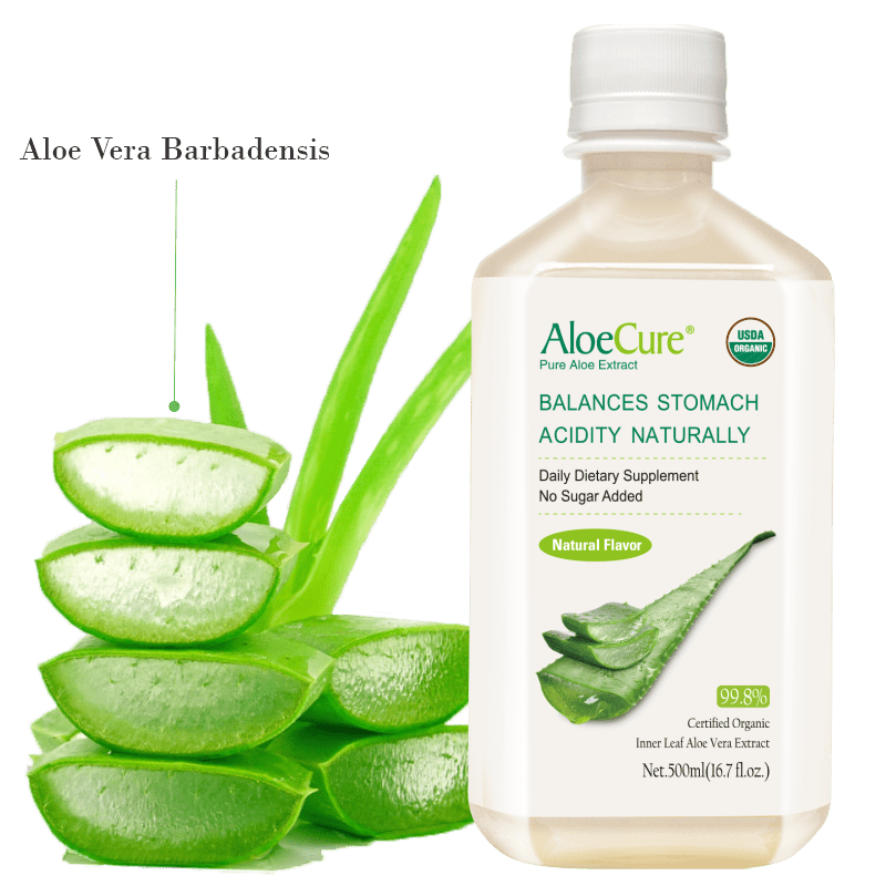Pure Aloe Vera Juice Natural Flavor - USDA Certified Organic - Concordia Style Boutique