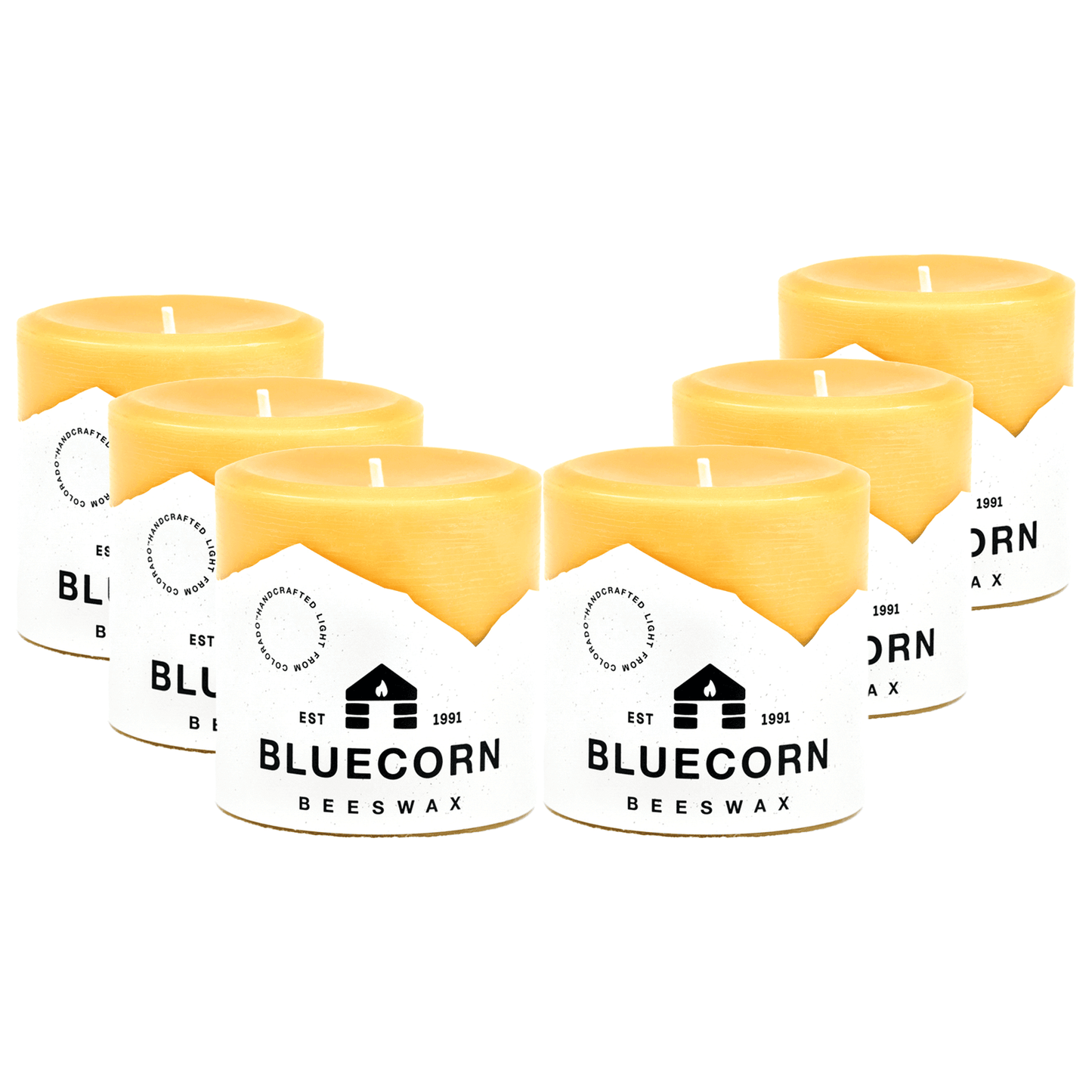 Pure Beeswax Pillar Candles - Concordia Style Boutique