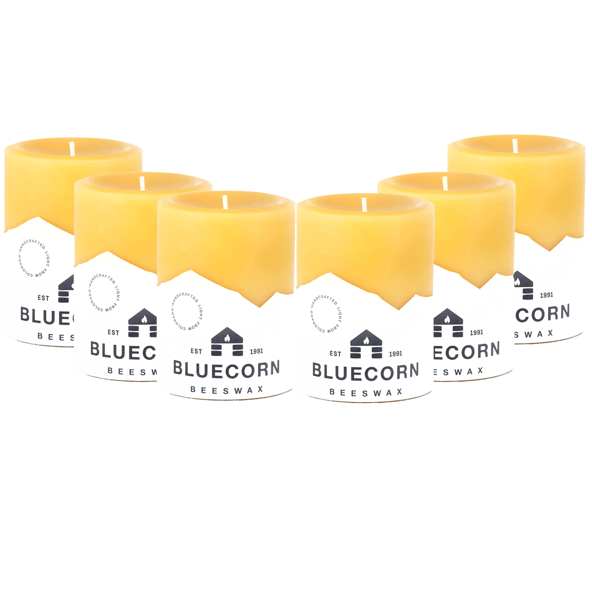 Pure Beeswax Pillar Candles - Concordia Style Boutique