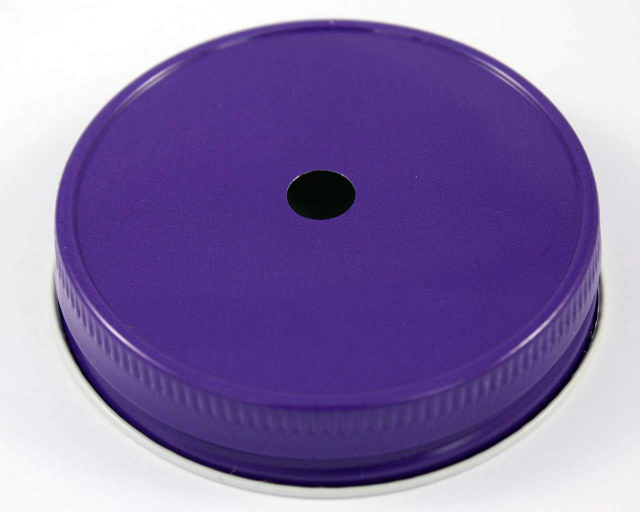 Painted Metal Straw Hole Tumbler Lids for Regular Mouth Mason Jars - Concordia Style Boutique