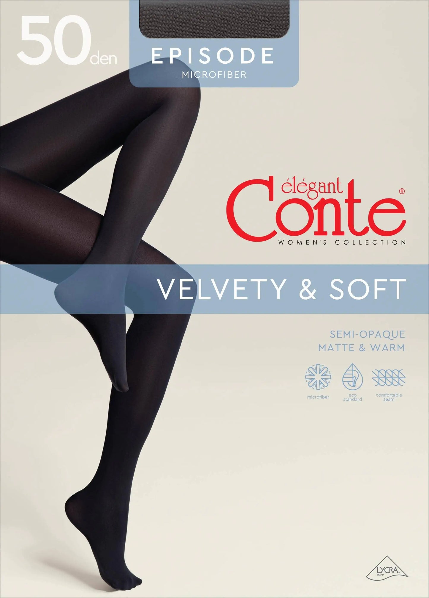 Tights Conte Episode 50 Den - Microfibra Matte Opaque - Concordia Style Boutique
