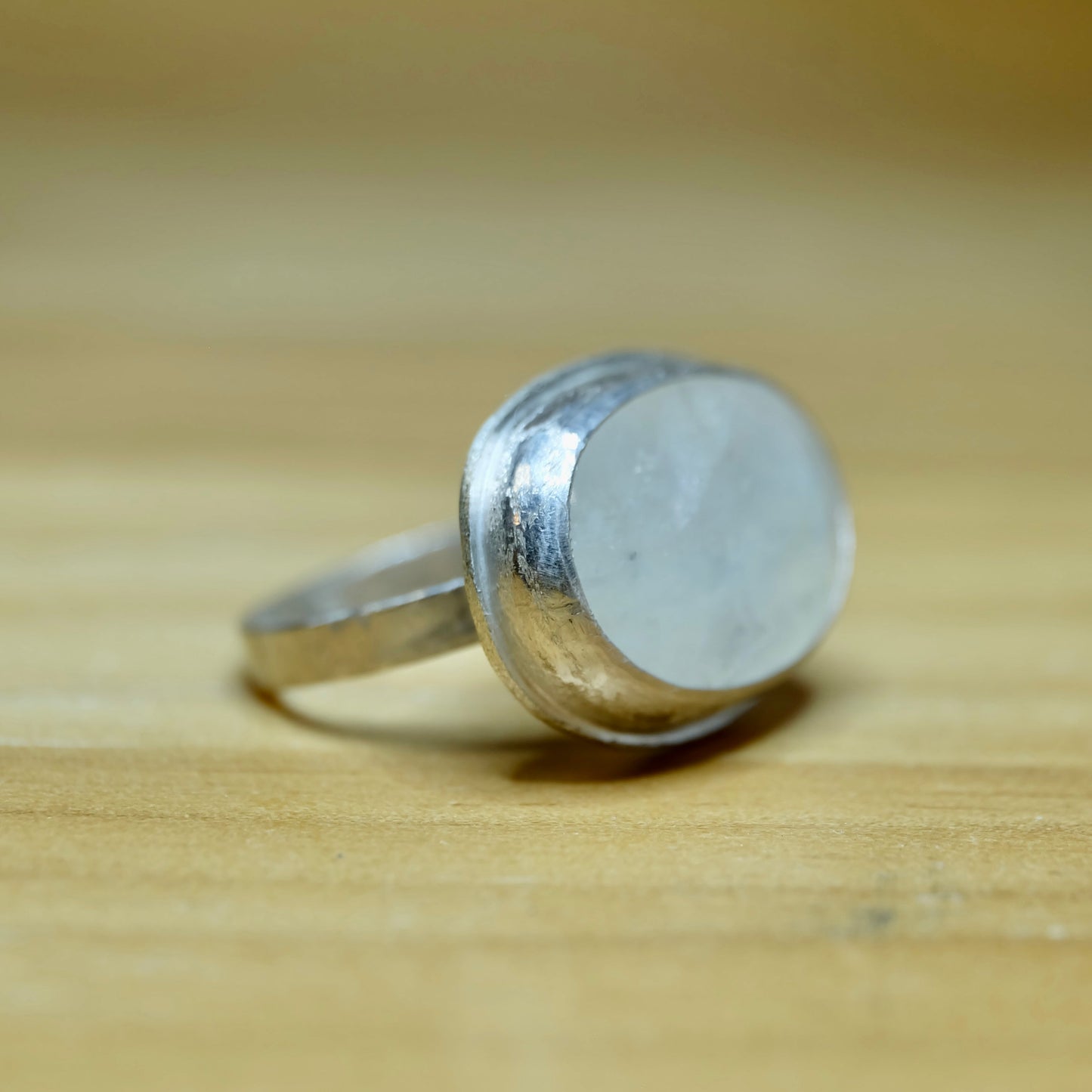Rainbow Moonstone Ring