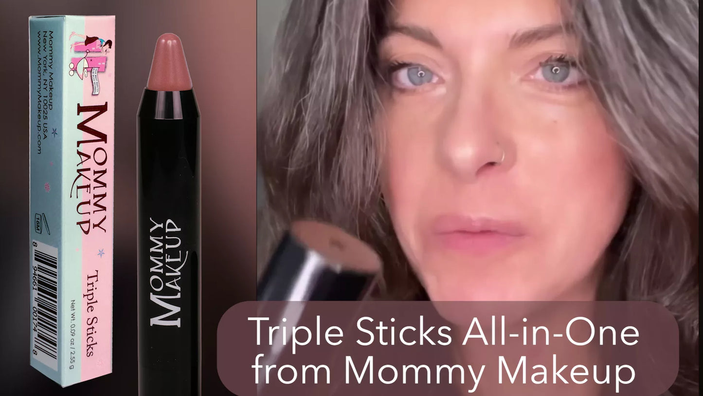 Triple Sticks Lipstick, Cream Blush, and Treatment in Bare Babe - Concordia Style Boutique
