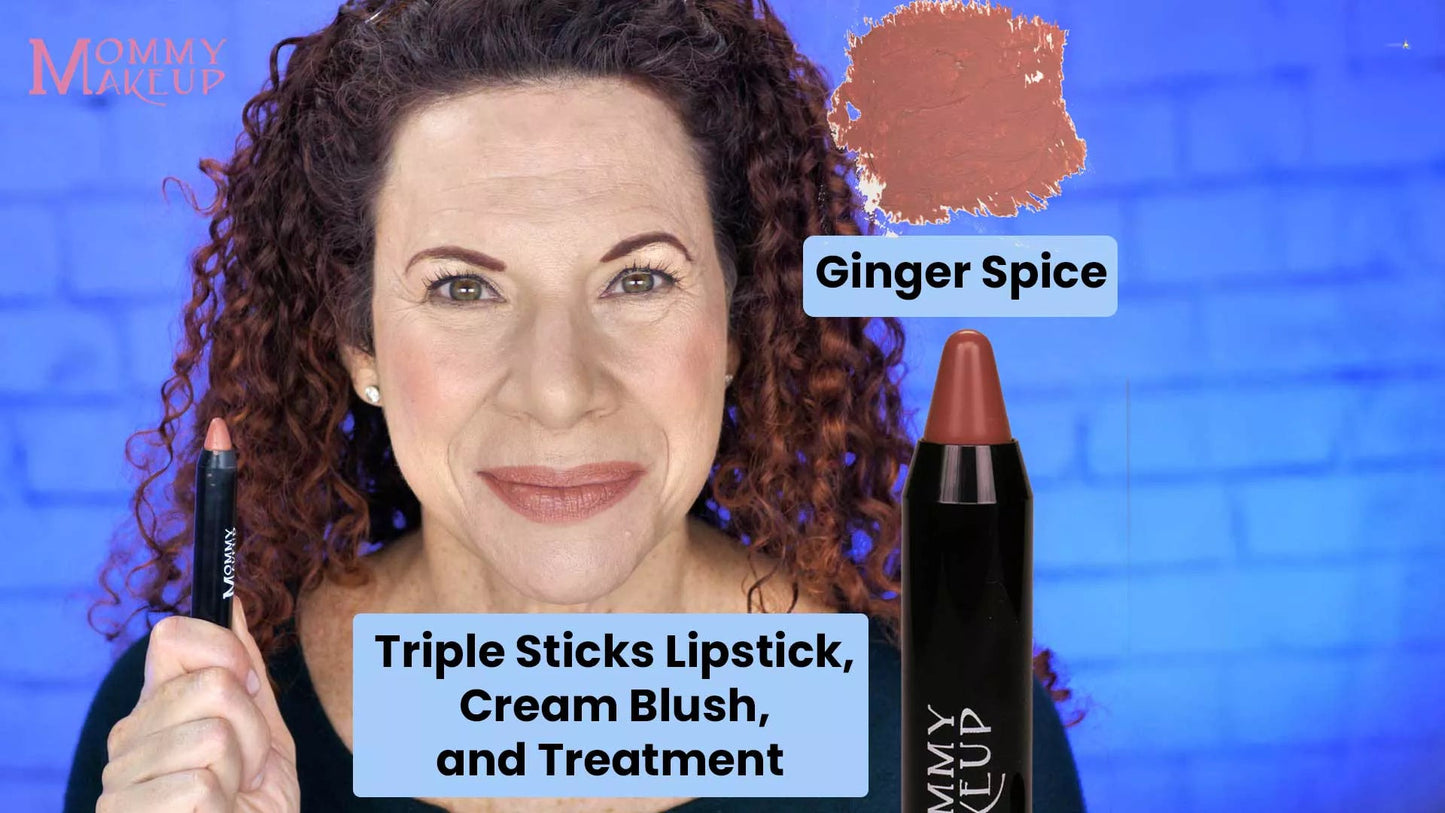 Triple Sticks Lipstick, Cream Blush, and Treatment in Ginger Spice - Concordia Style Boutique