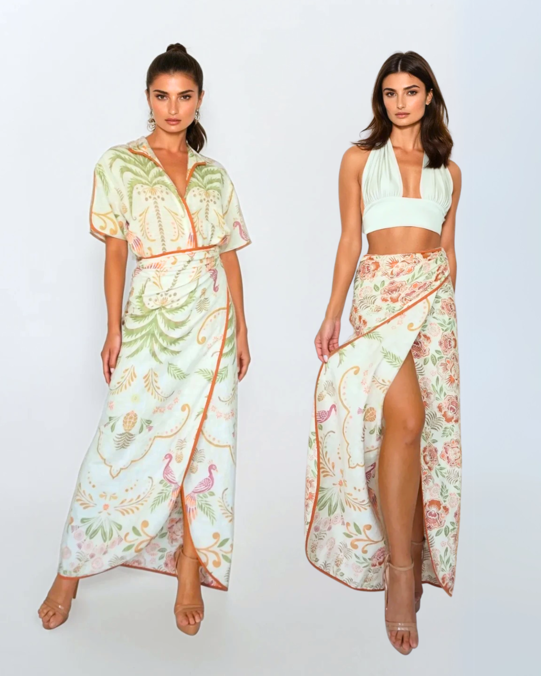 Reversible Wrap Skirt - Marbella - Concordia Style Boutique