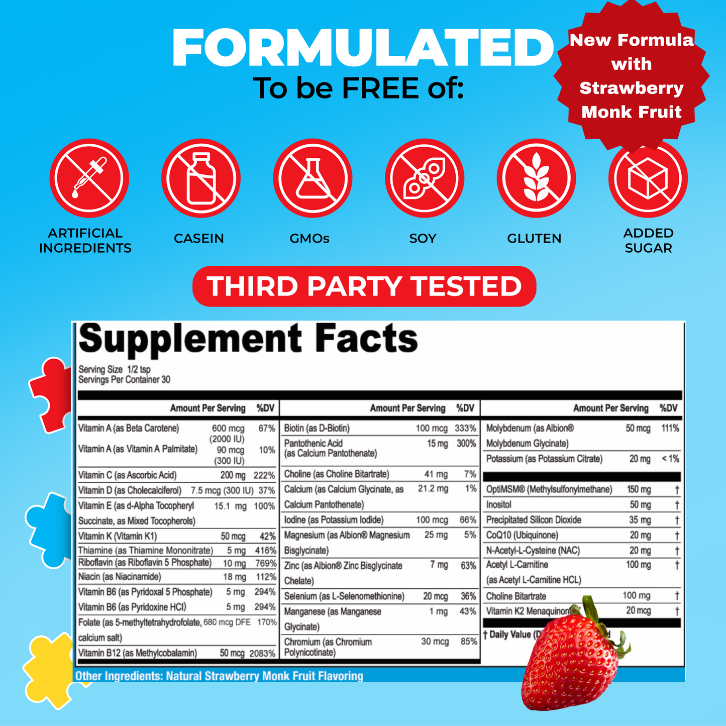 Children's Multivitamin Mineral Plus Powder - Concordia Style Boutique