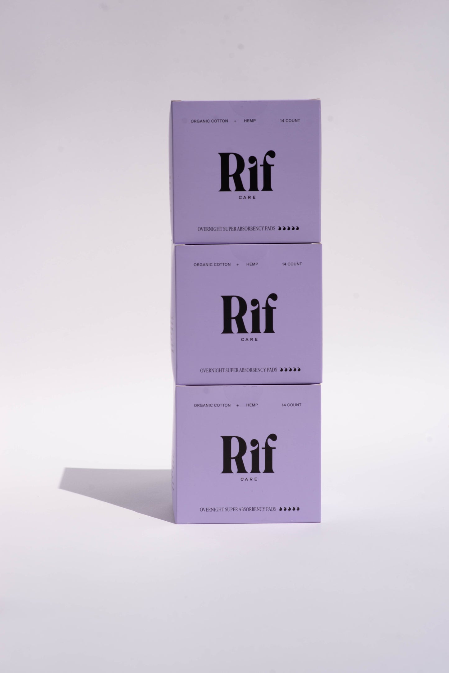 Organic Long Pads with wings - Night 3 pack Bundle - Concordia Style Boutique