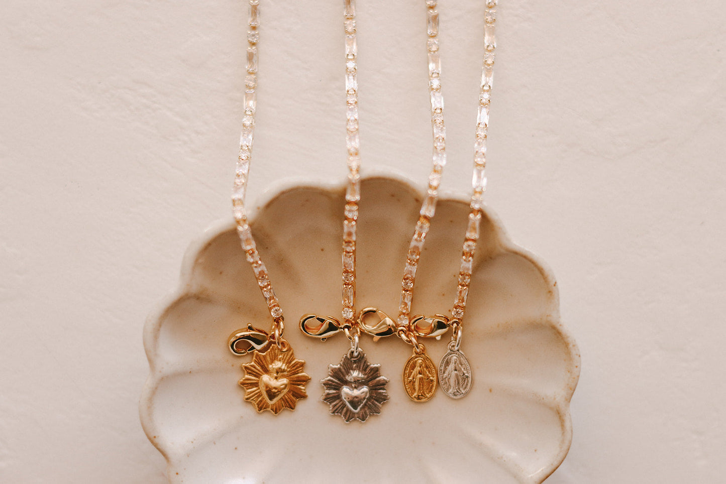 Sacred Heart Tennis Bracelet