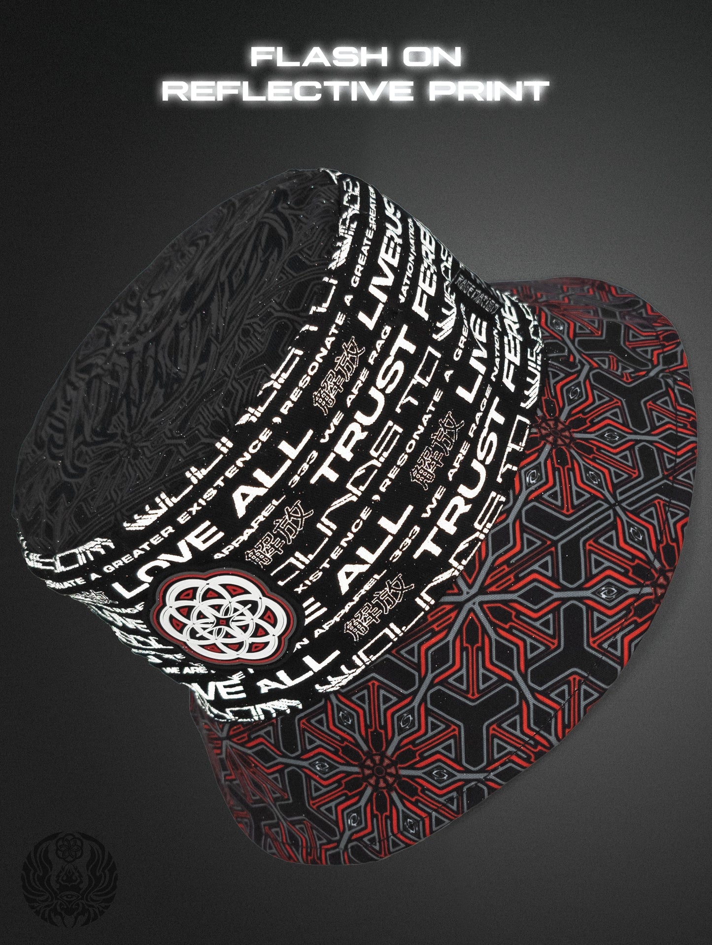 PROTECTED BY INTENT ✦ REVERSIBLE / REFLECTIVE ✦ BUCKET HAT w/ hidden pocket - Concordia Style Boutique