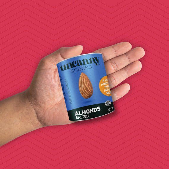 Roasted & Salted Almonds | Can | 1.4 oz | Uncanny - Concordia Style Boutique