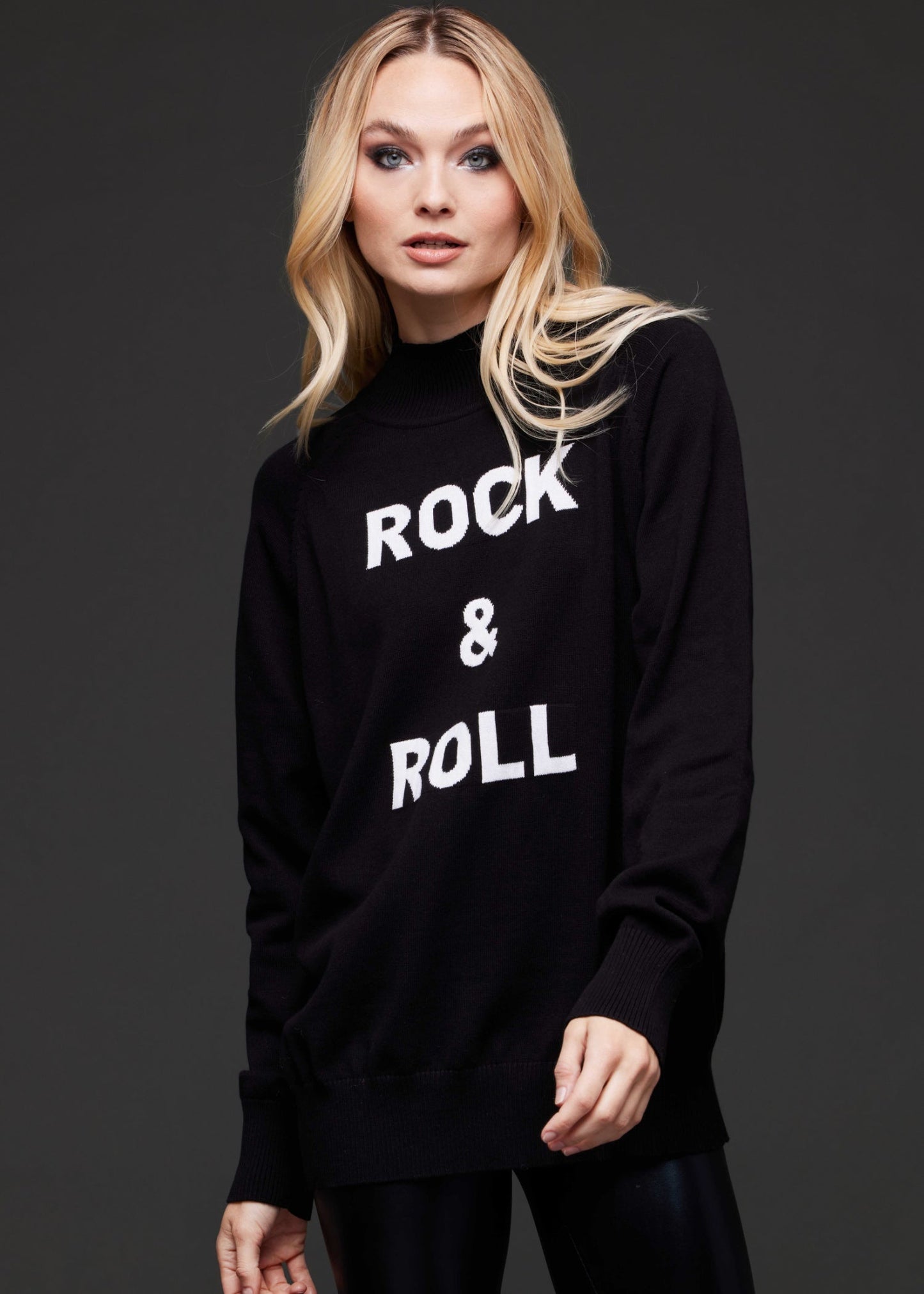 Rock on Rock'n'Roll Knit Sweater - Concordia Style Boutique
