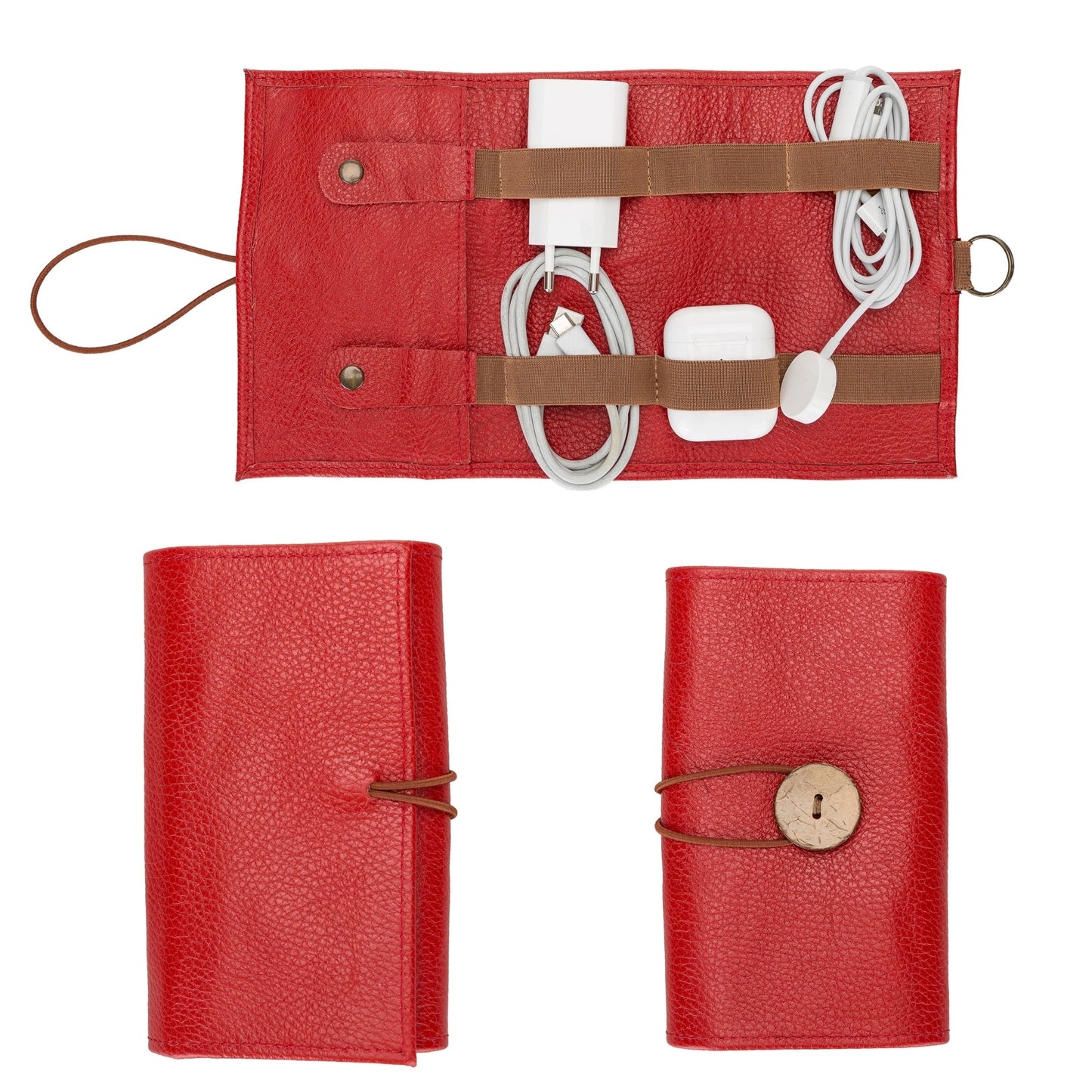 Salida Travel Pouch and Premium Leather Cable Organizer - Concordia Style Boutique