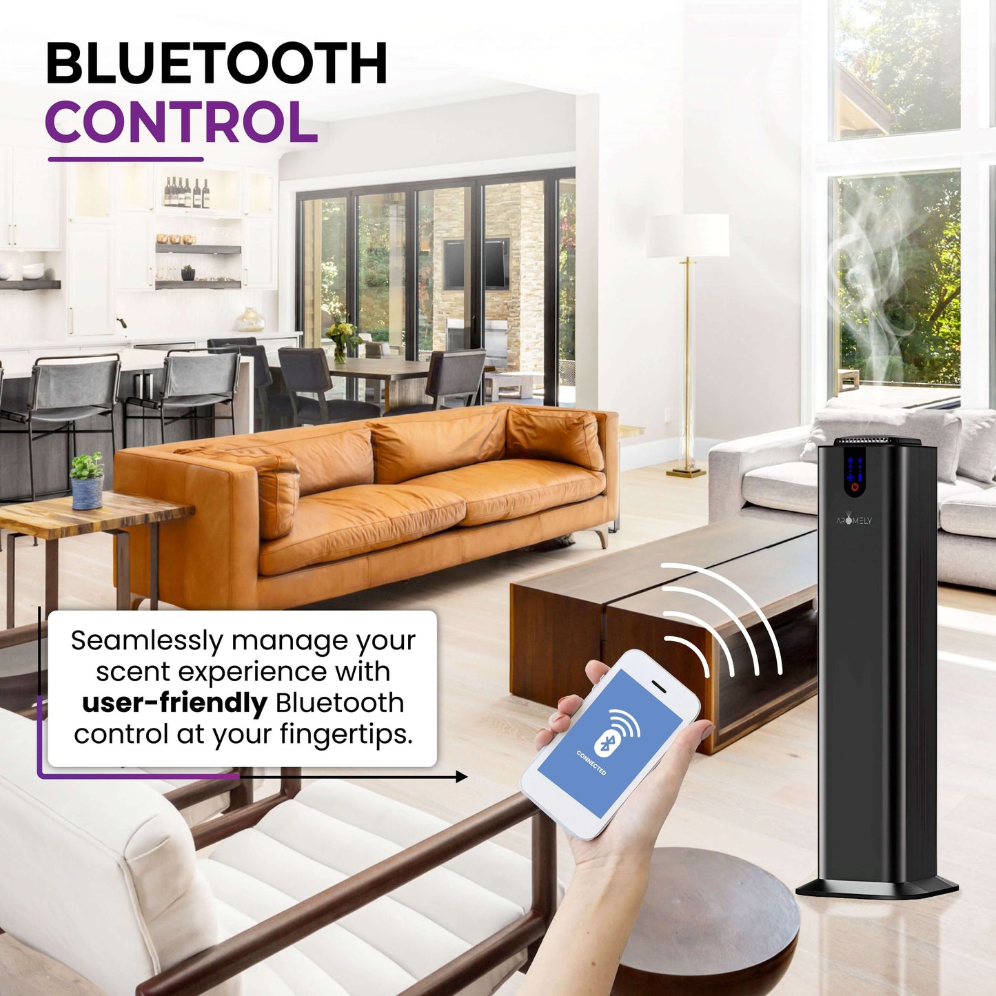 ARO TOWER - Smart Scent Diffuser for Home, Office & SPA Up To 3,000 Sqft. (Open Areas) - Concordia Style Boutique