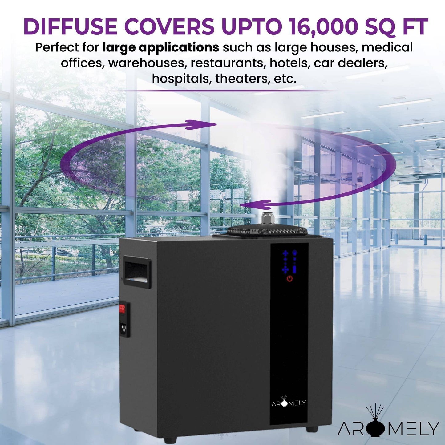 ARO MAX - Smart HVAC Scent Diffuser Up to 16,000 Sqft - Bluetooth & Waterless - Concordia Style Boutique