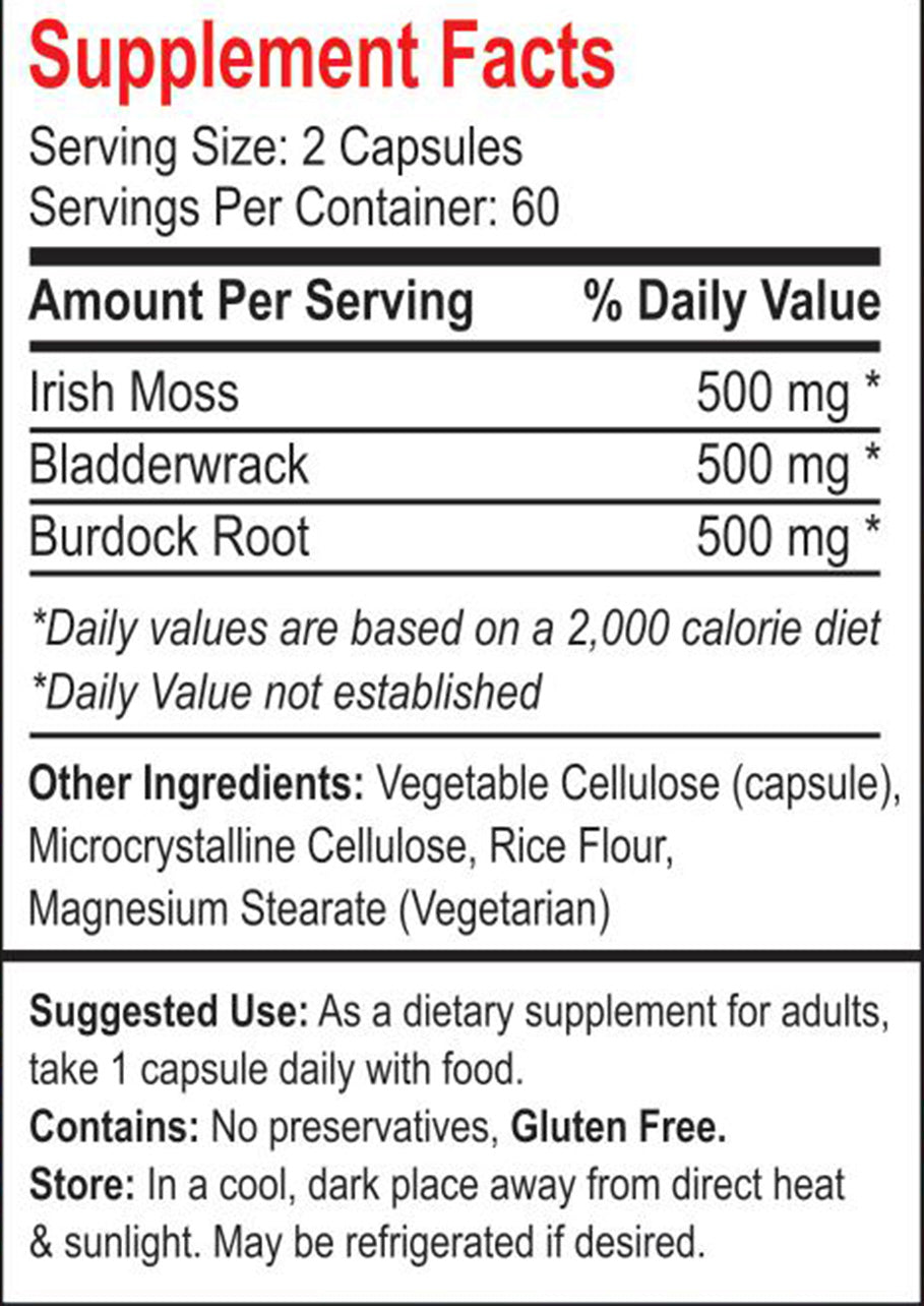 Organic Sea Moss Living Bitter 16oz