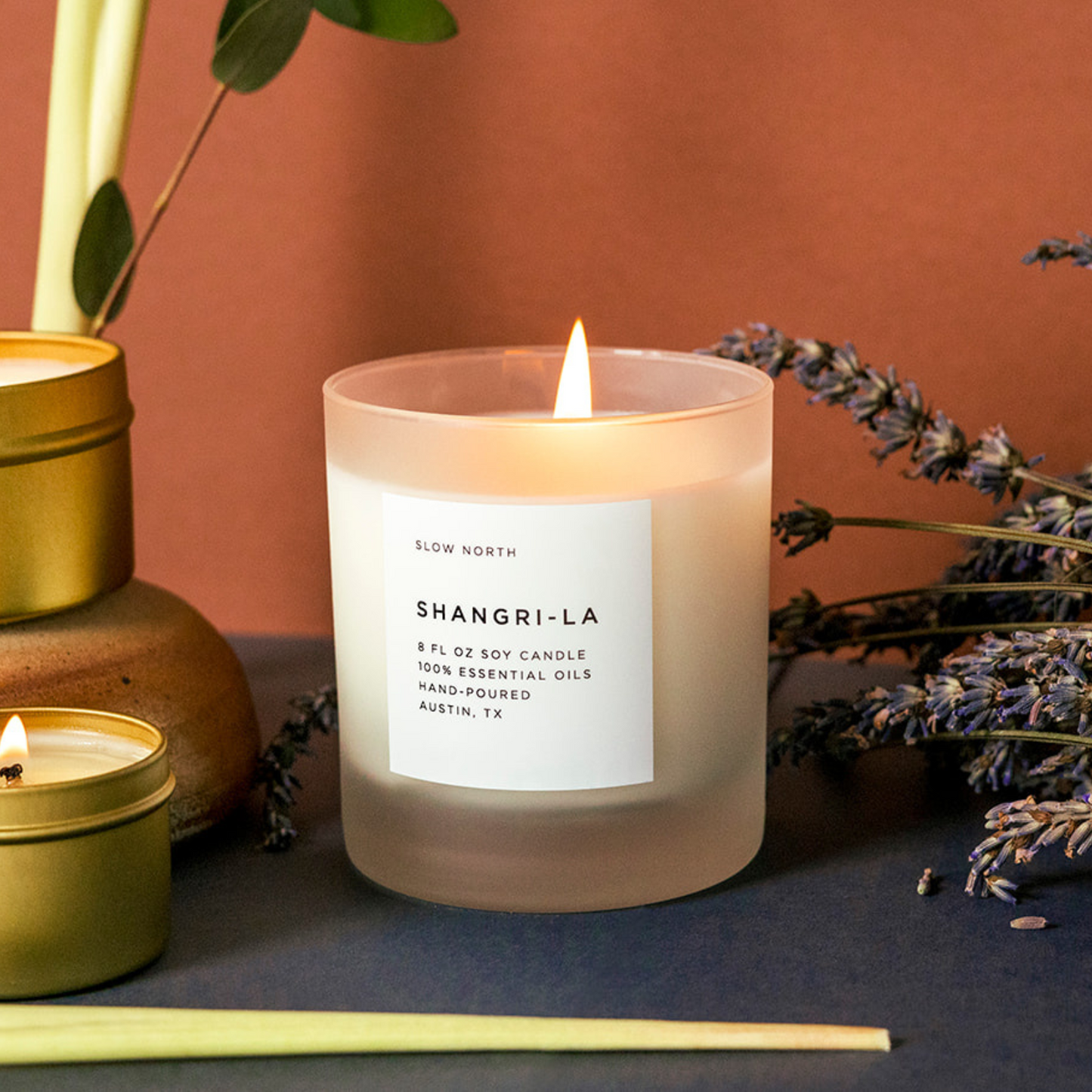 Shangri-La - Signature Candle (Eucalyptus + Lavender + Lemongrass) - Concordia Style Boutique