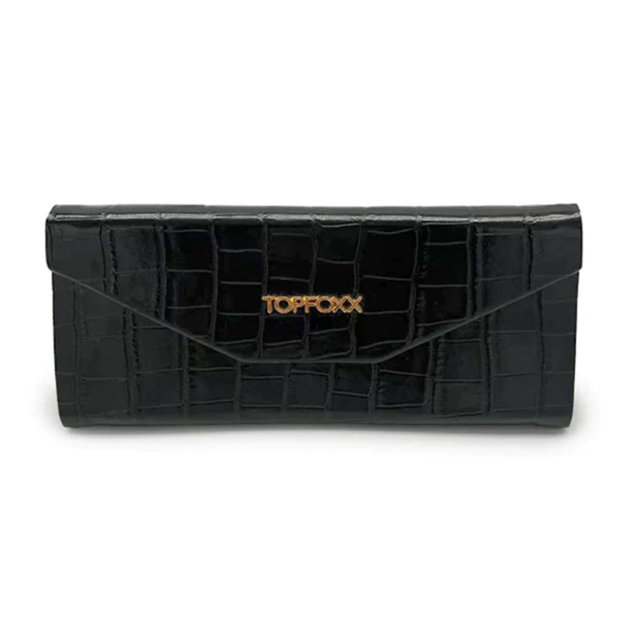 Black Faux Croco Hard Case - Concordia Style Boutique