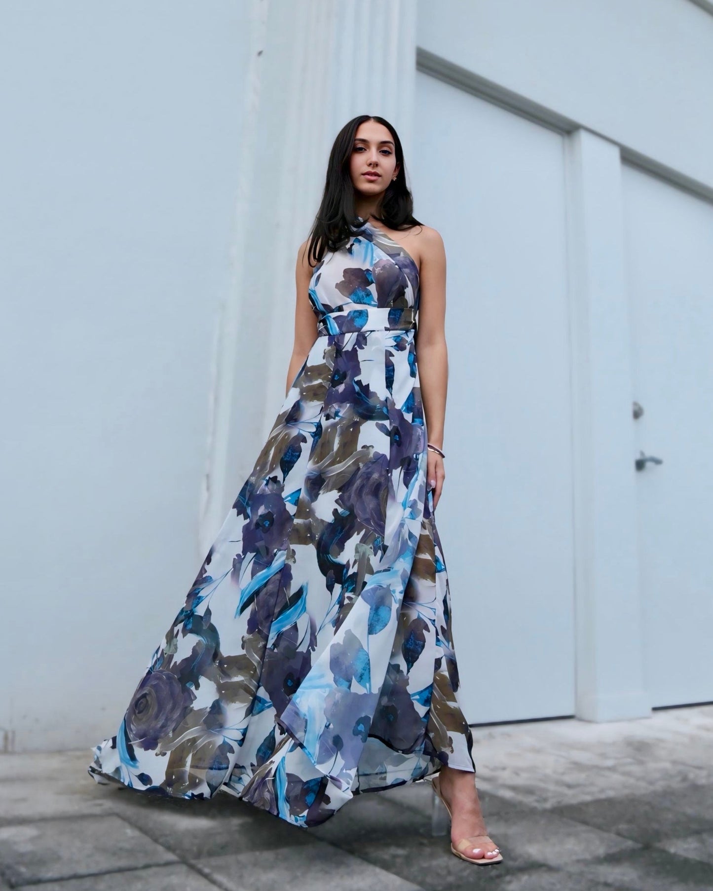 Show Skirt - Sapphire Bloom - Concordia Style Boutique