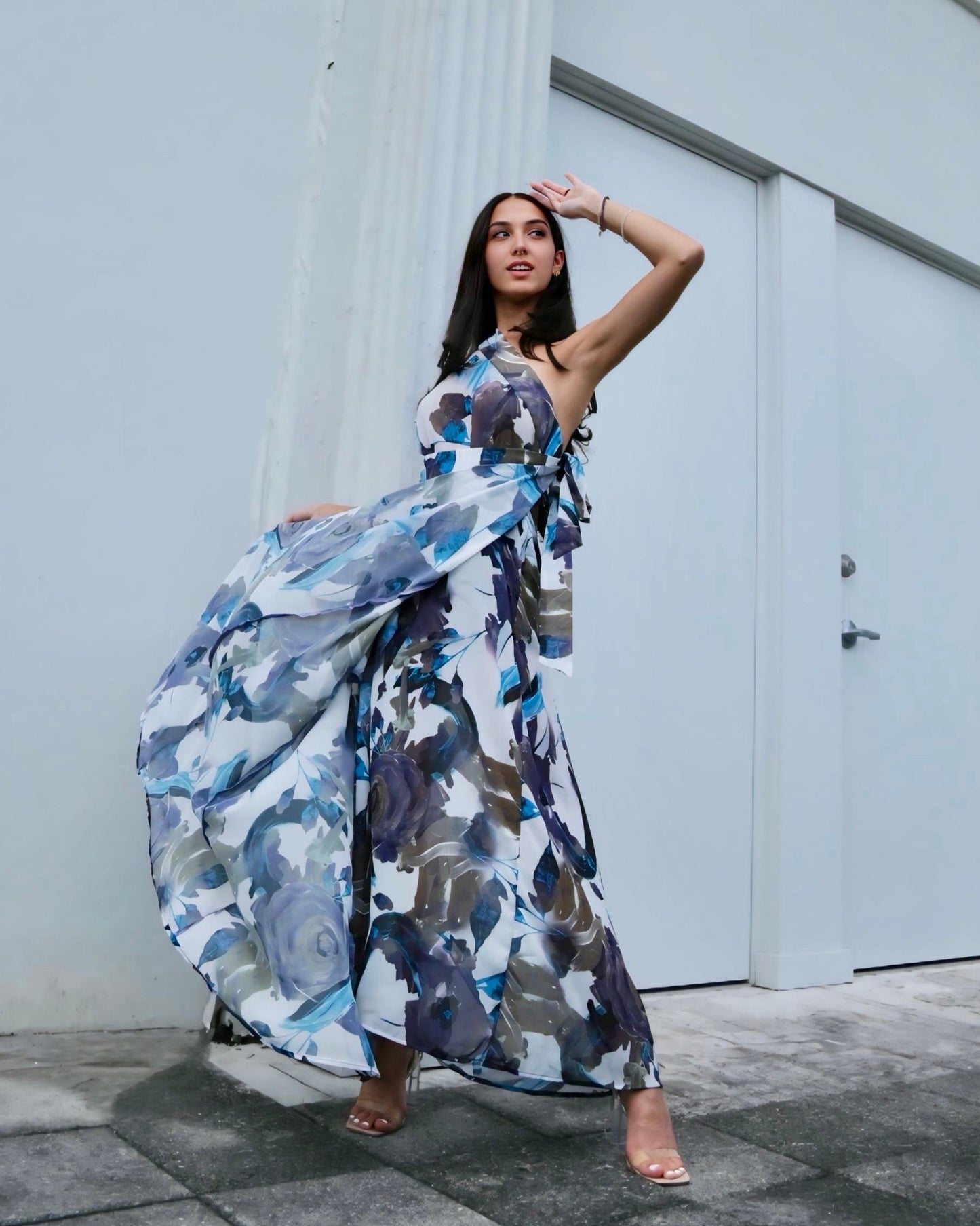 Show Skirt - Sapphire Bloom - Concordia Style Boutique