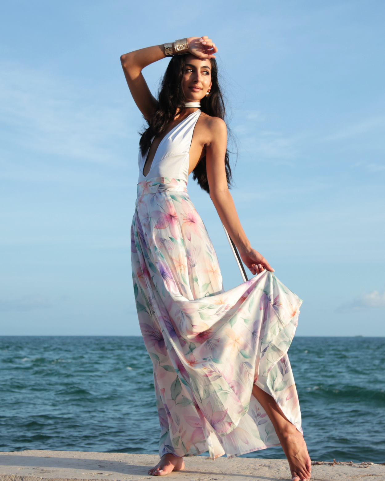 Show Skirt - Violet Bloom - Concordia Style Boutique