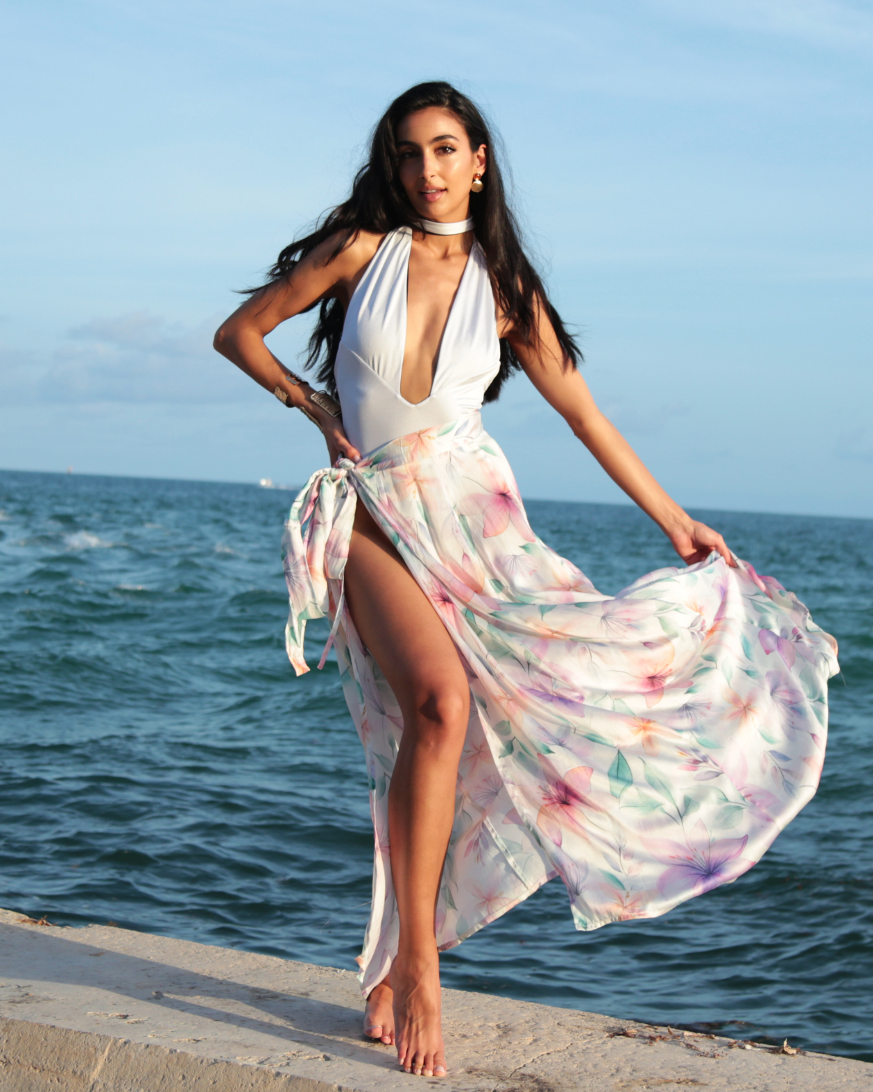 Show Skirt - Violet Bloom - Concordia Style Boutique