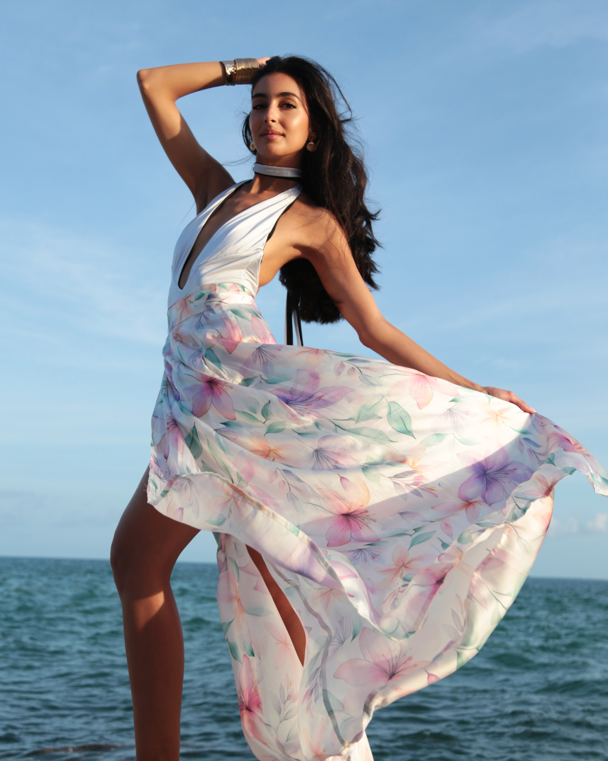 Show Skirt - Violet Bloom - Concordia Style Boutique