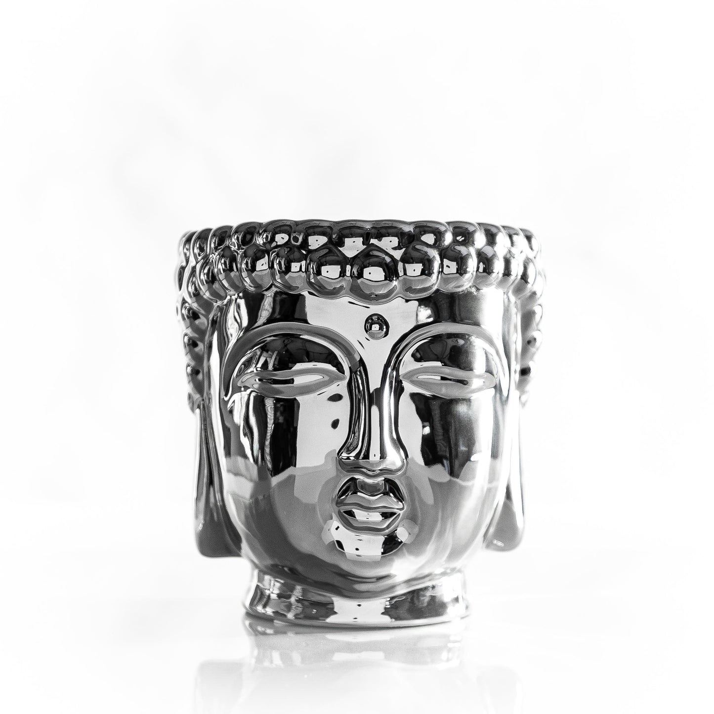 Silver Buddha Candle - Concordia Style Boutique