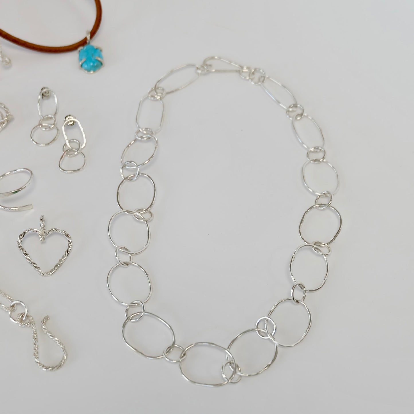 Silver Link Necklace