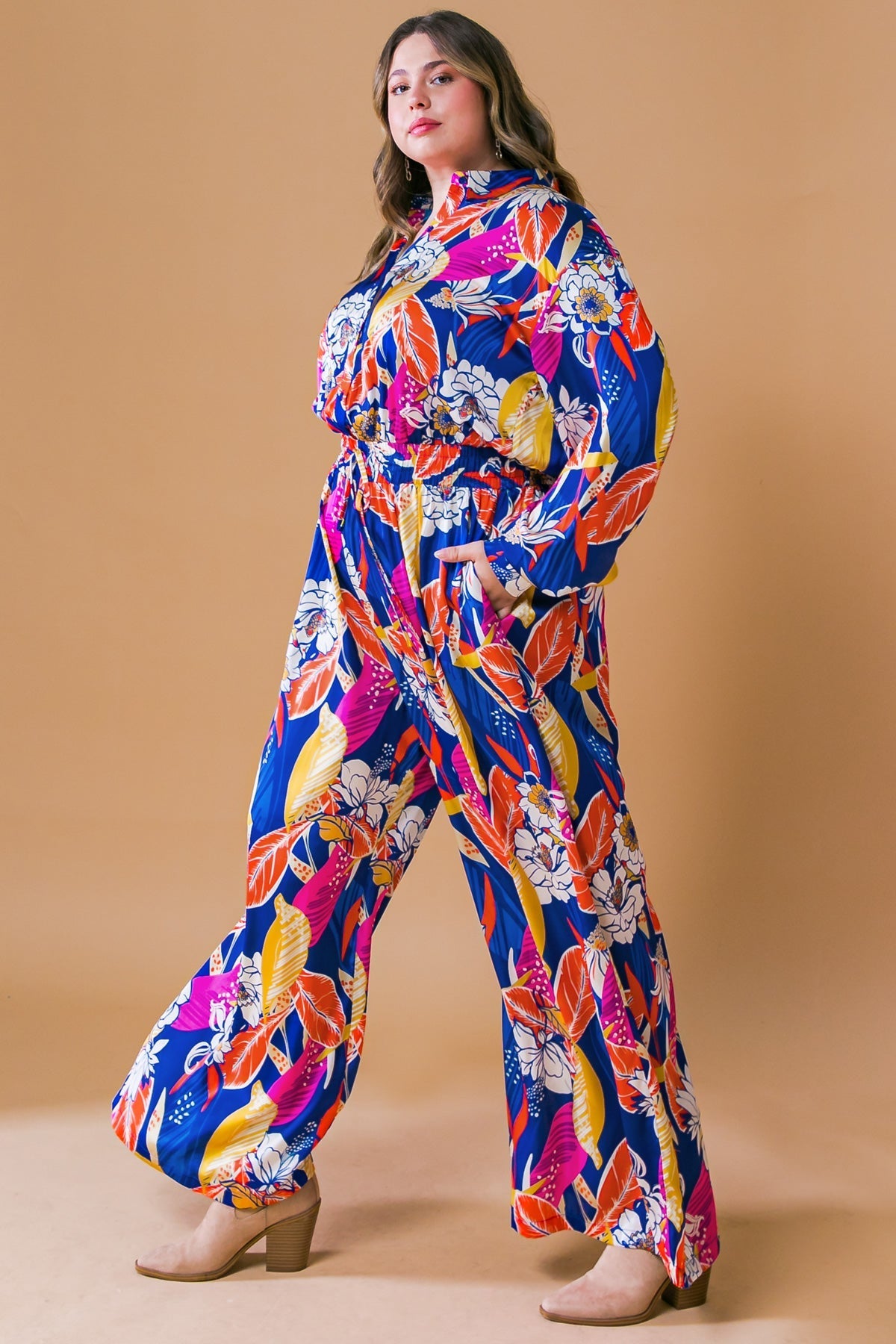 BLOOMING HOPE WOVEN JUMPSUIT - Concordia Style Boutique