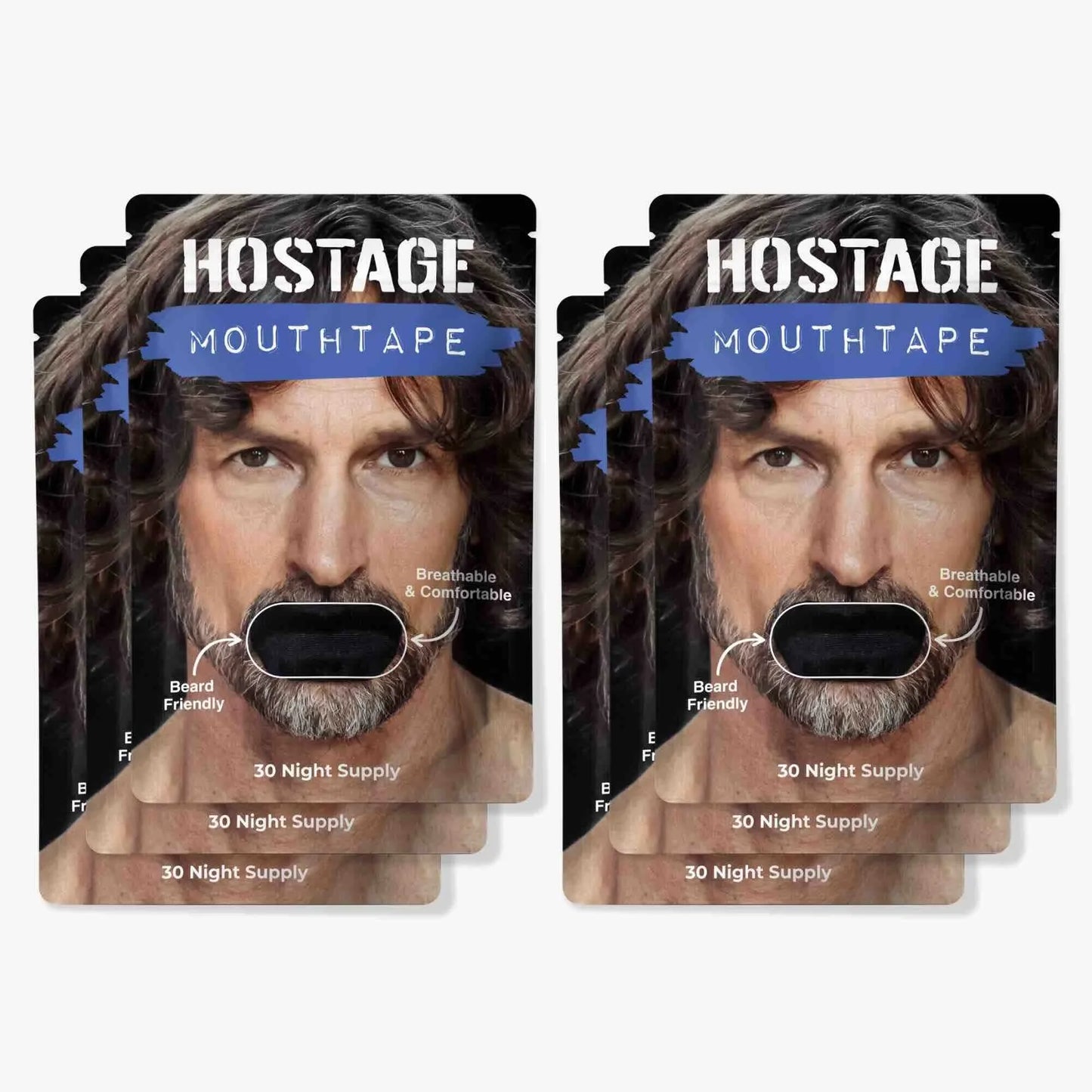 Hostage Mouth Tape - Reduces Snoring and; Enhances Sleep Quality
