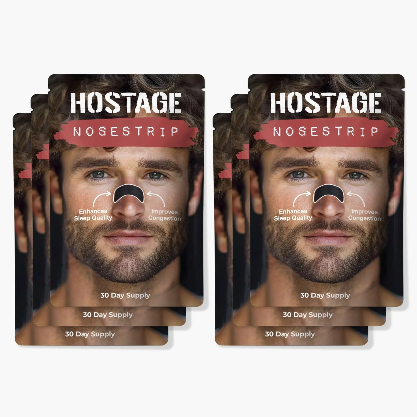 Hostage Nose Strips - Reduces Snoring and; Enhances Sleep Quality