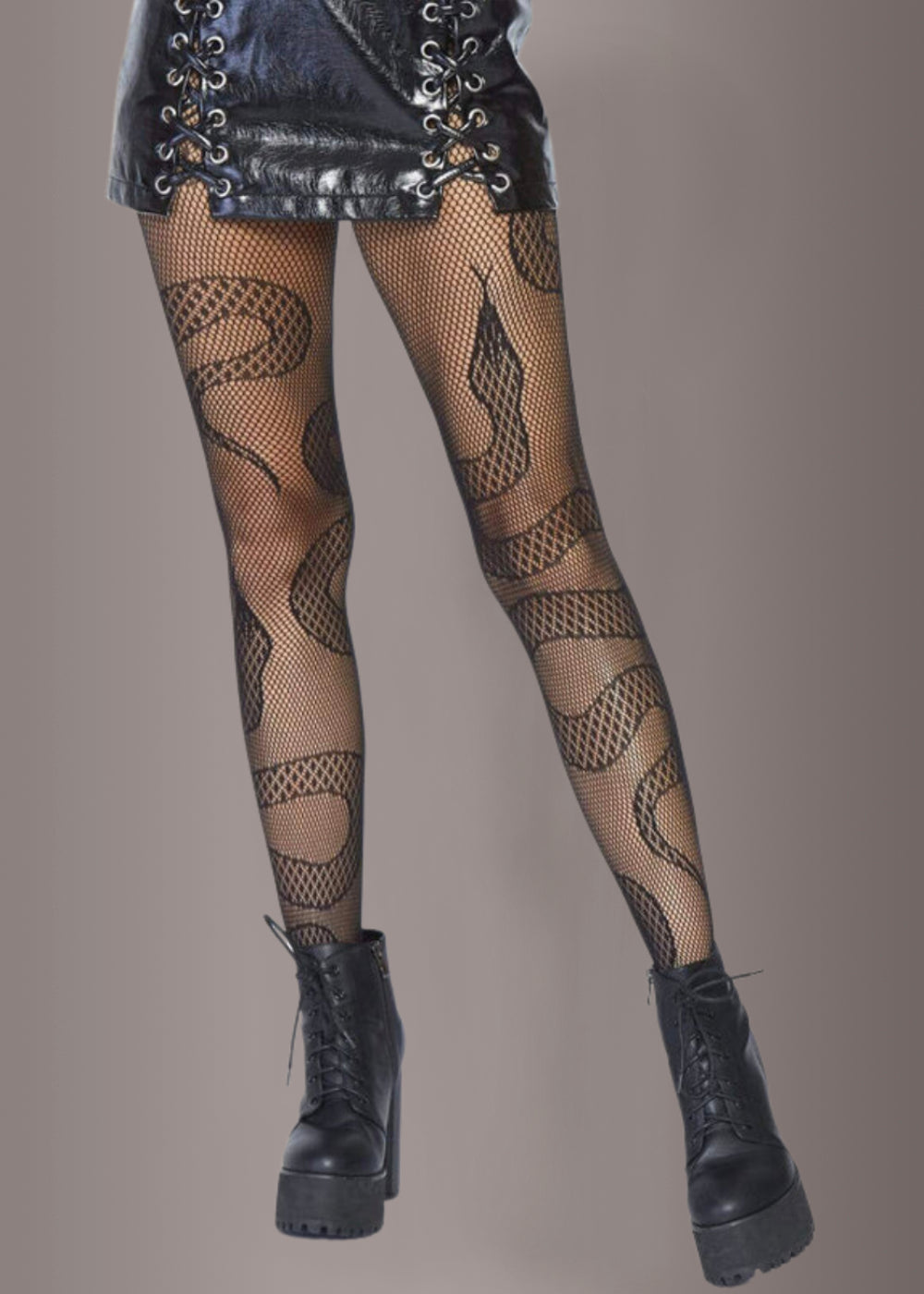 Slither Snake Fishnet Tights - Concordia Style Boutique