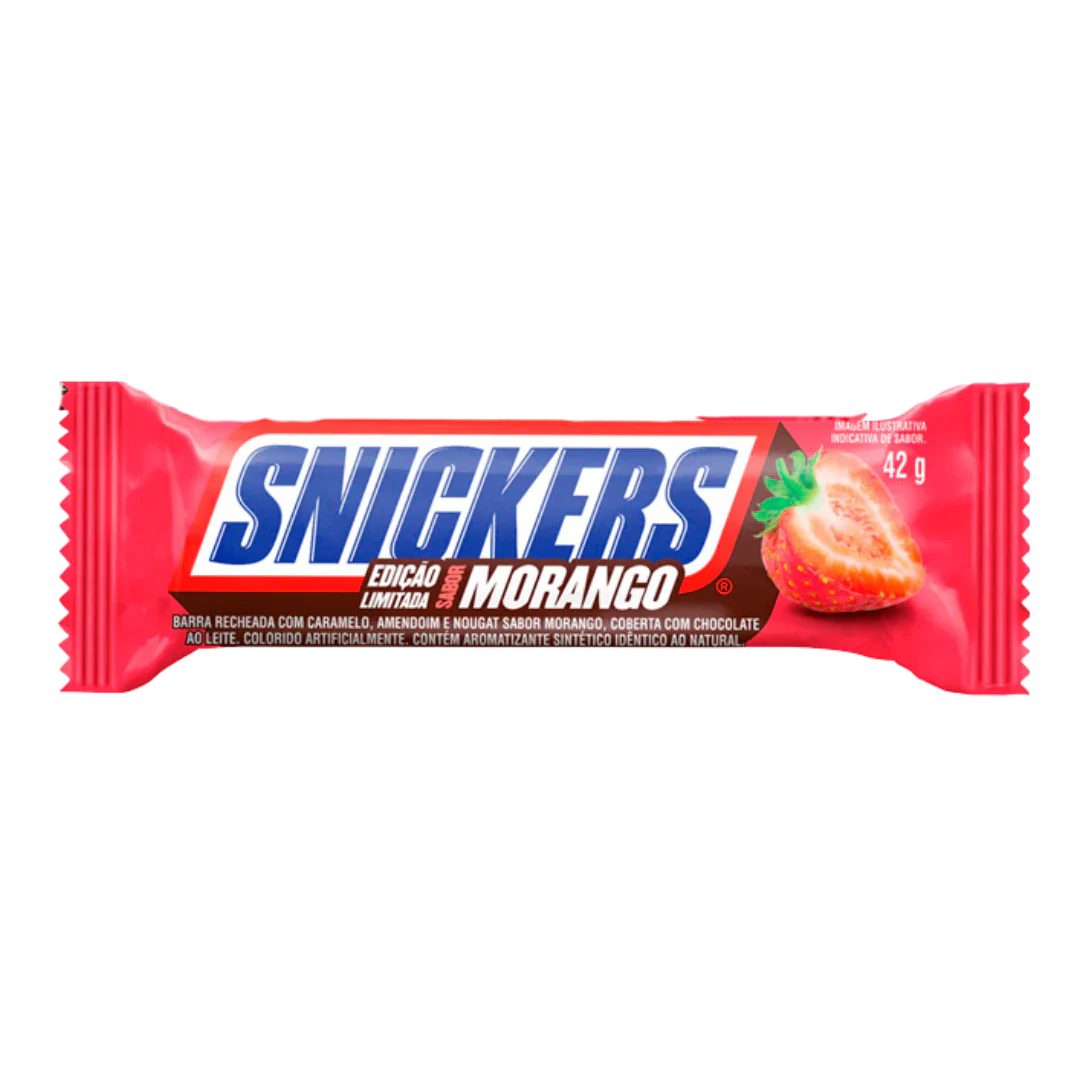 Snickers Morango (42g)(Brazil) - Concordia Style Boutique