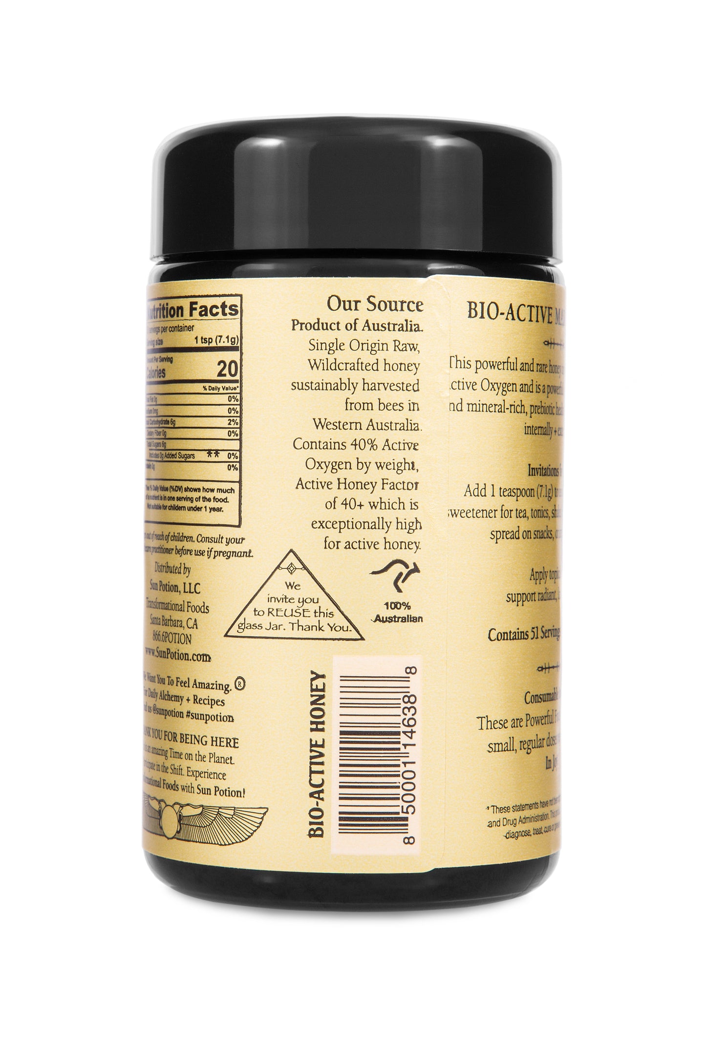 Bio-Active Honey - Concordia Style Boutique