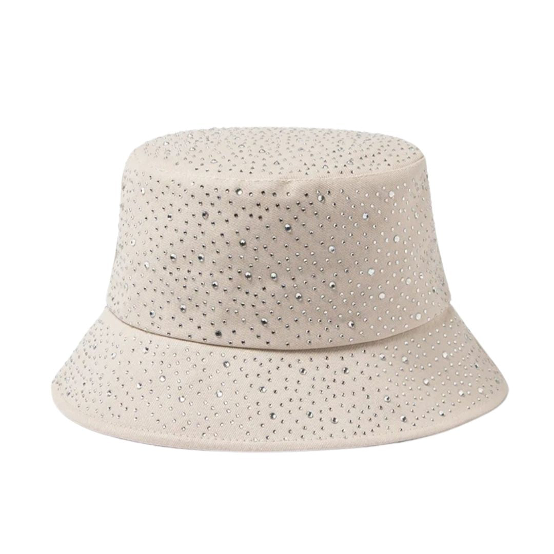 Ebony Bucket Hat in Cream