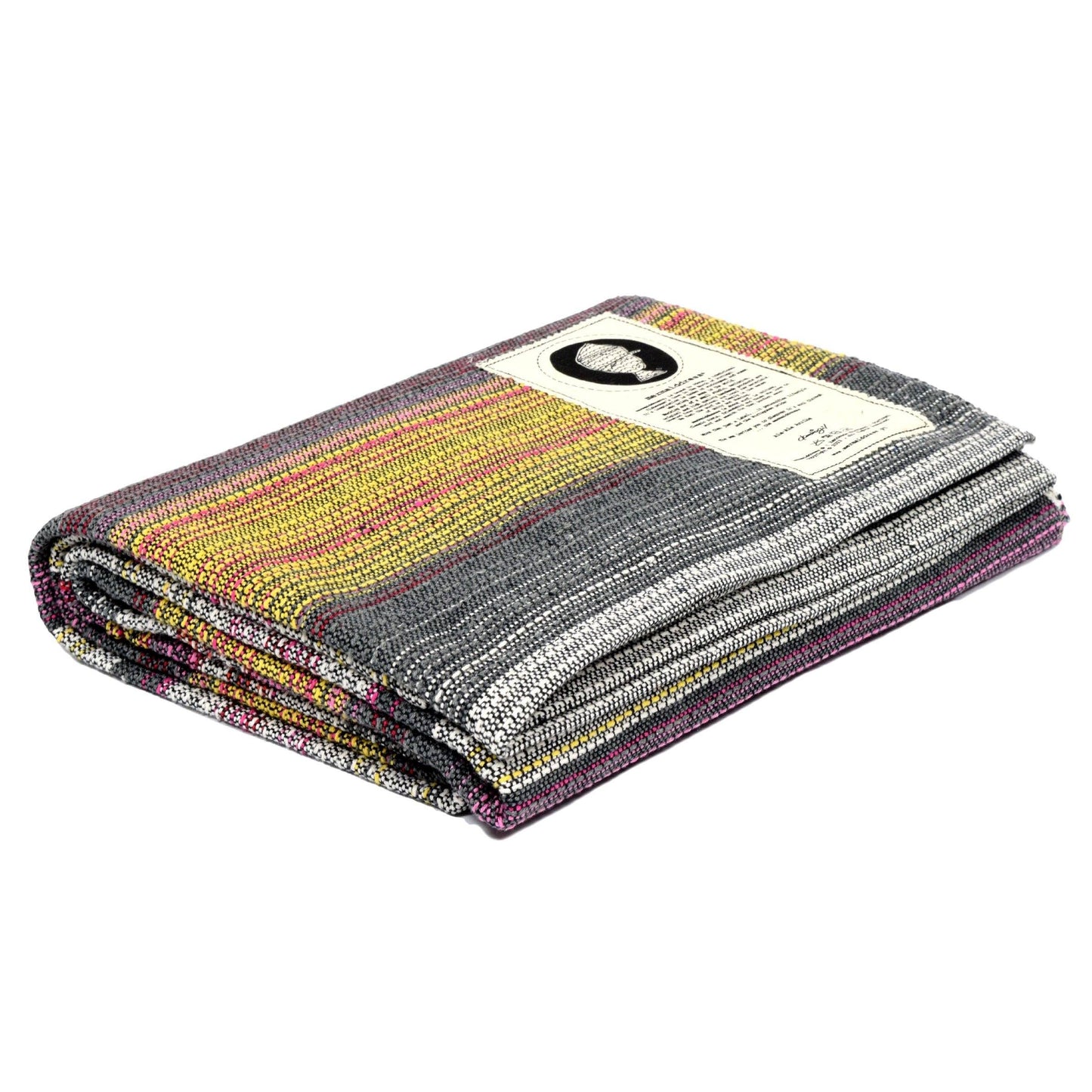 Povoa Yoga Blanket Grey and Pink - Concordia Style Boutique