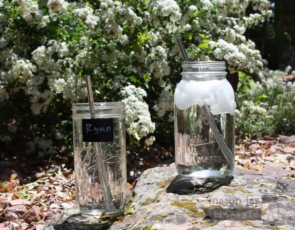 Long Safer Rounded End Stainless Steel Straw for Quart Mason Jars - Concordia Style Boutique