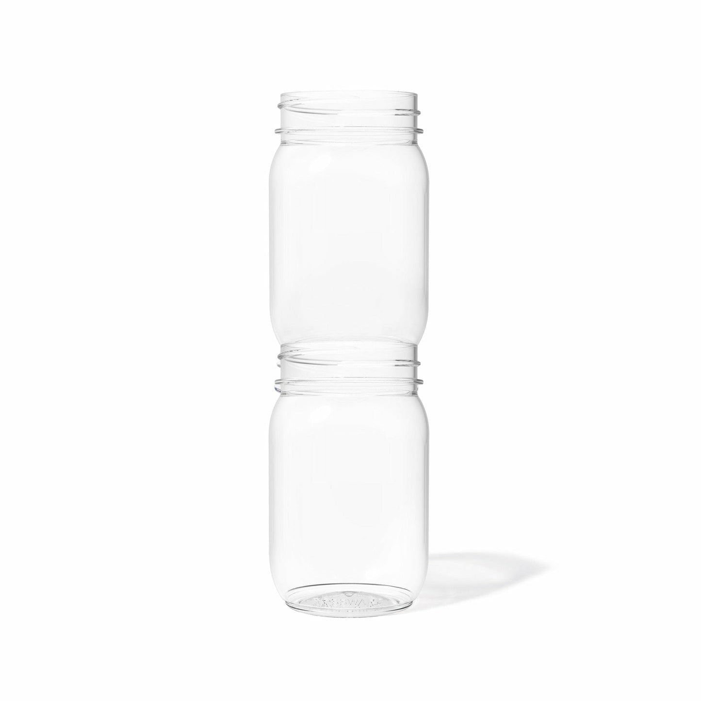 Tossware Regular Mouth 16oz Stackable Plastic Mason Jars - Concordia Style Boutique