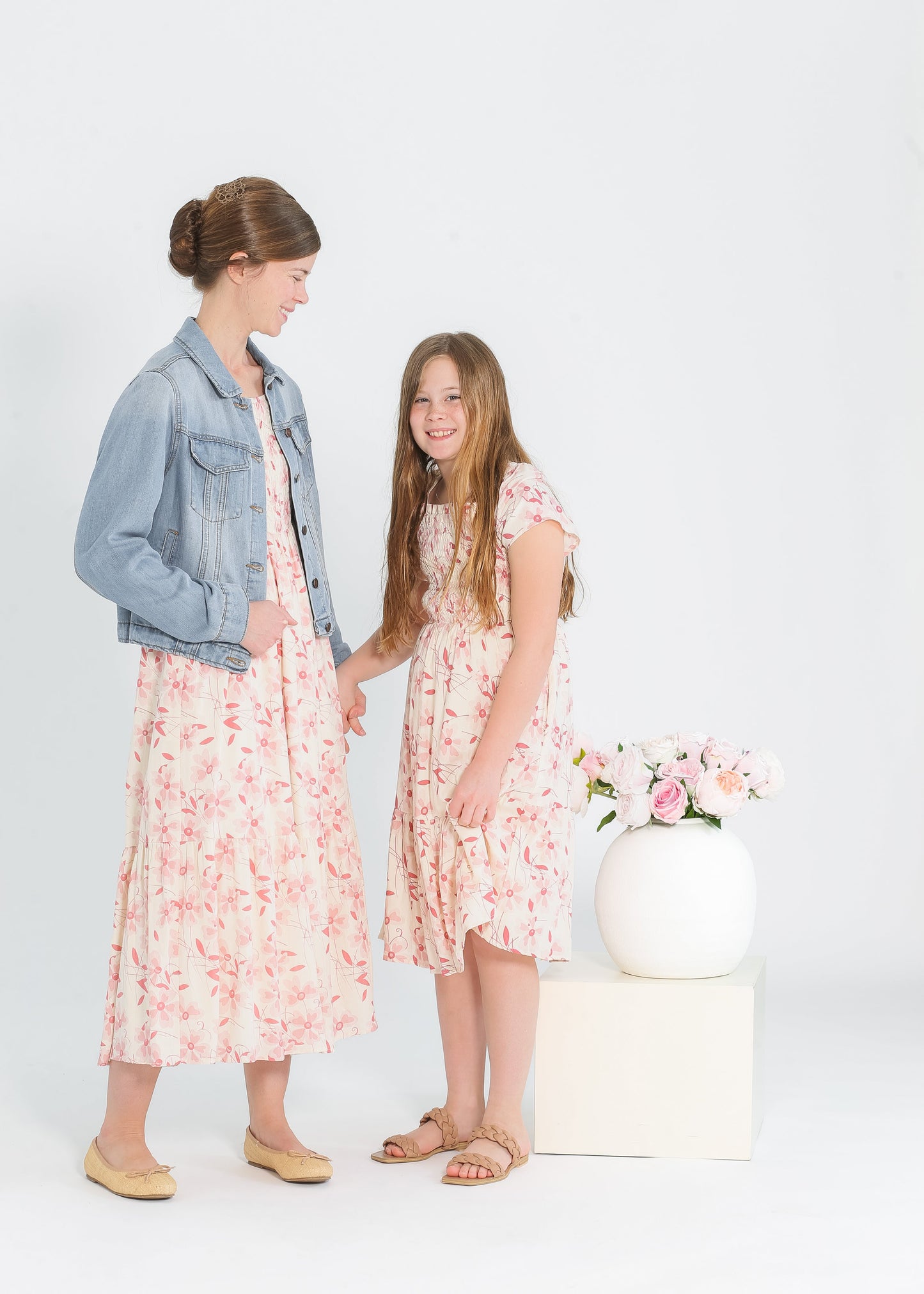 Summer Cap Sleeve Midi Dress