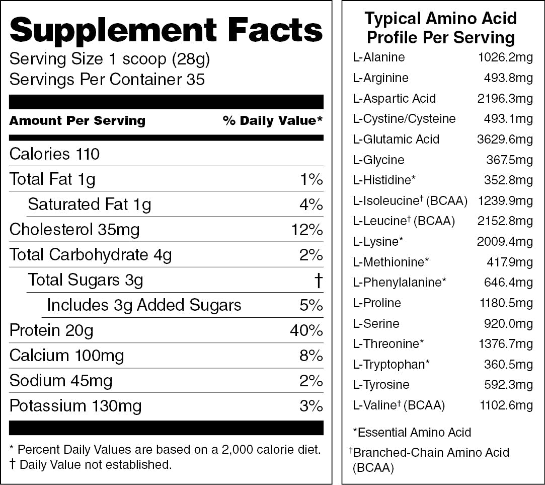 Vanilla Daily Whey Protein Matrix - Concordia Style Boutique