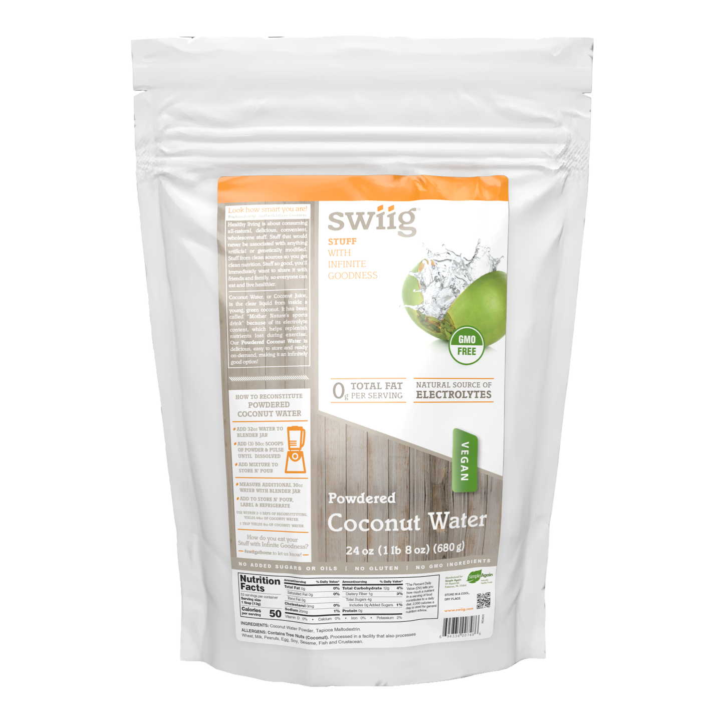 Evaporated Coconut Water - 1.5lb - Concordia Style Boutique