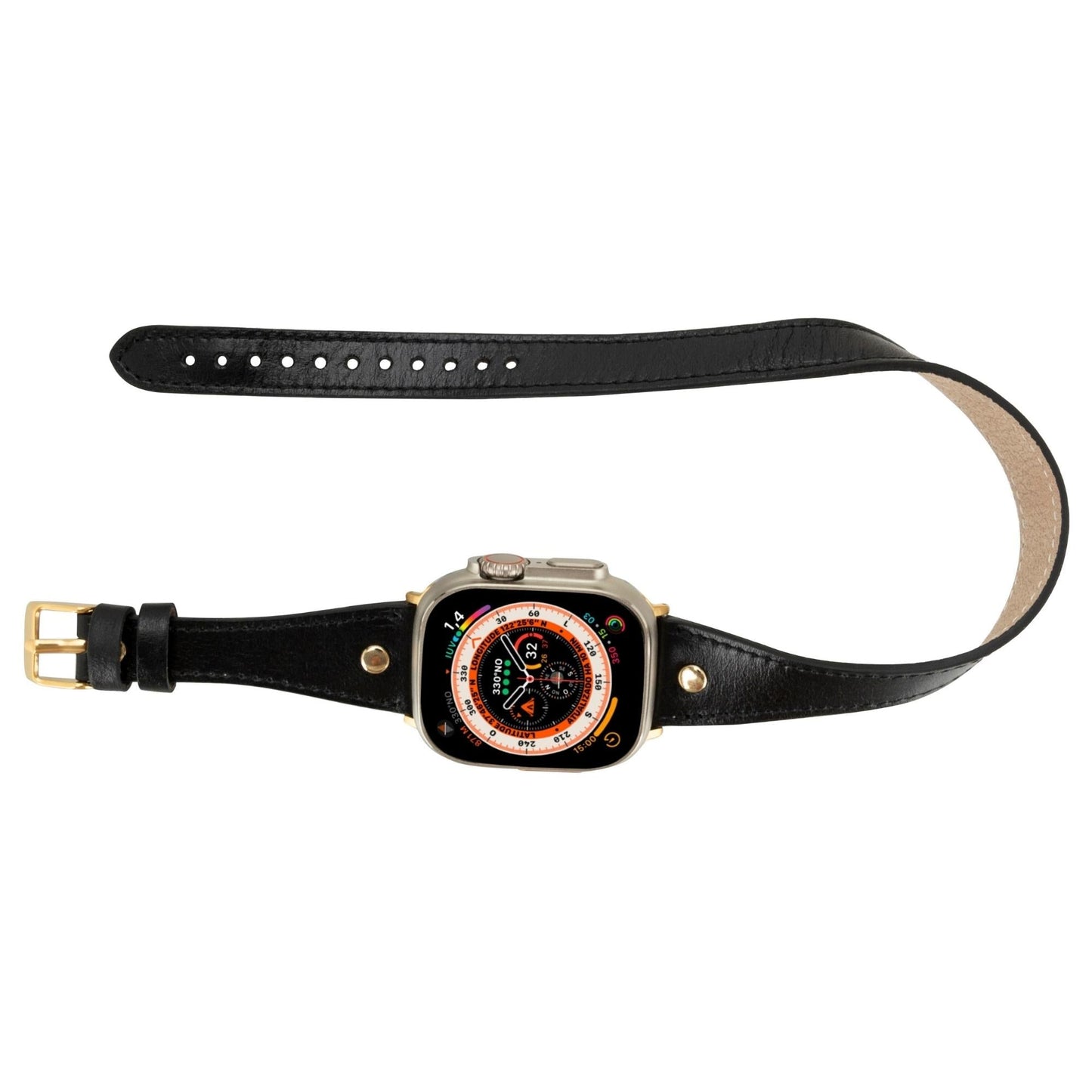 Syracuse Double Tour Leather Bands for Apple Watch 9, Ultra 2 and SE - Concordia Style Boutique