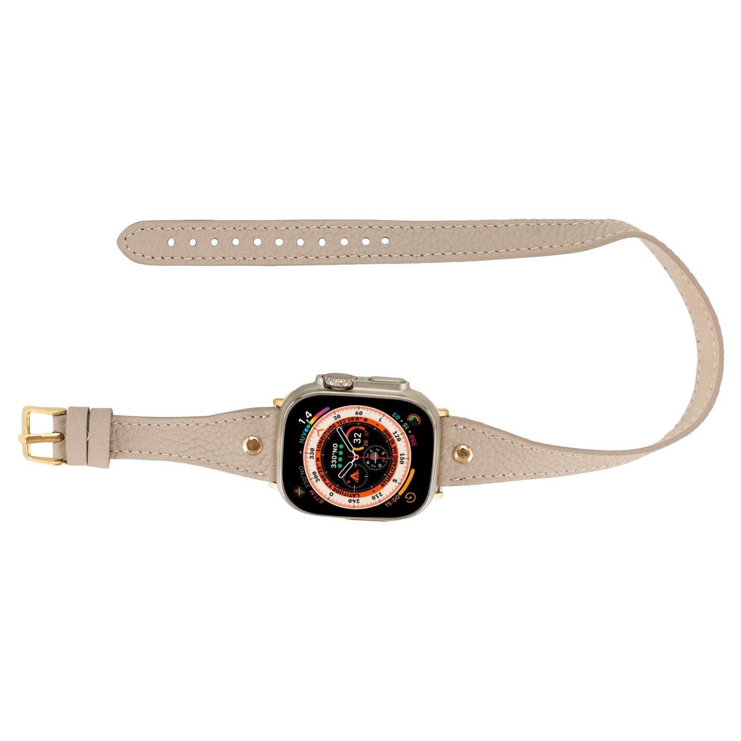 Syracuse Double Tour Leather Bands for Apple Watch 9, Ultra 2 and SE - Concordia Style Boutique