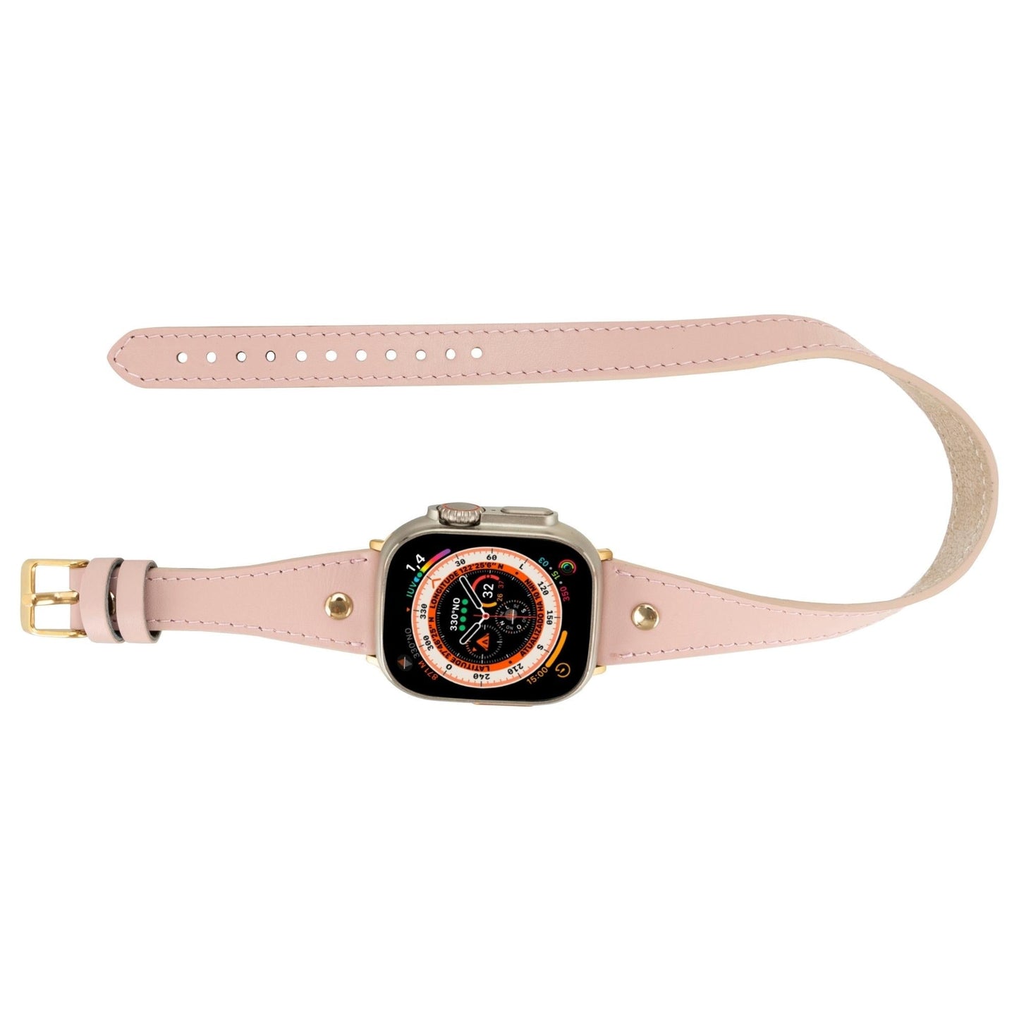 Syracuse Double Tour Leather Bands for Apple Watch 9, Ultra 2 and SE - Concordia Style Boutique